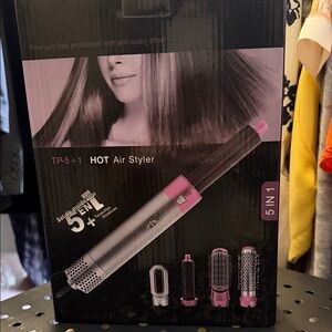 5-in-1 Hot Air Styler - Pink and Black